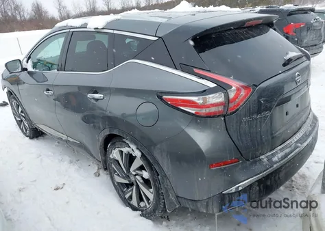 2018 Nissan Murano Platinum from USA, damaged, VIN 5N1AZ2MH5JN116669